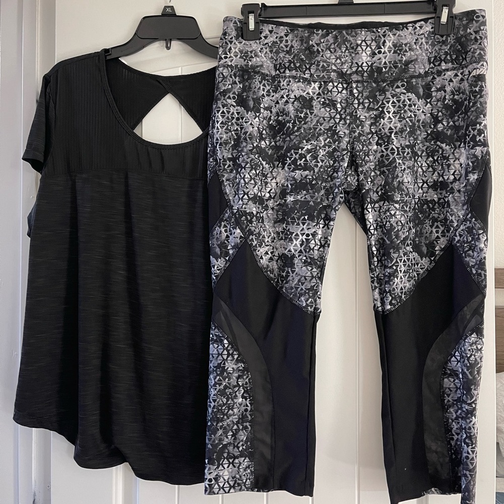 Reebok top and Avía capris
